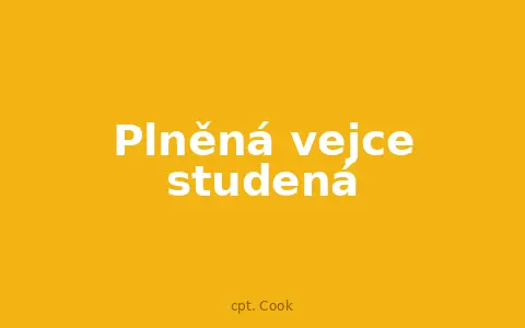Plněná vejce studená