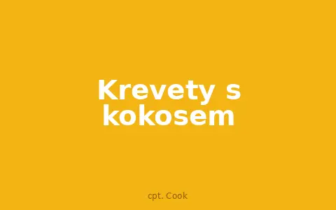 Krevety s kokosem