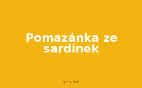 Pomazánka ze sardinek
