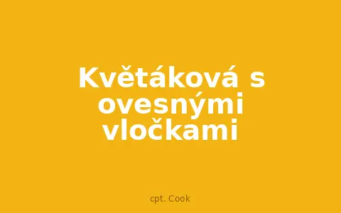 Květáková s ovesnými vločkami