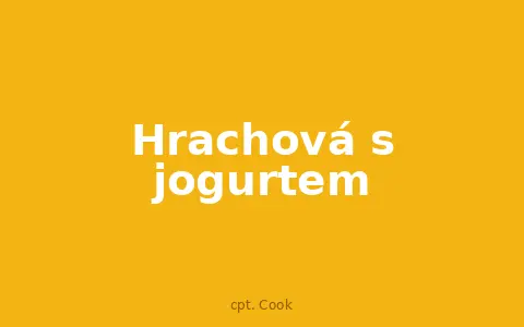 Hrachová s jogurtem