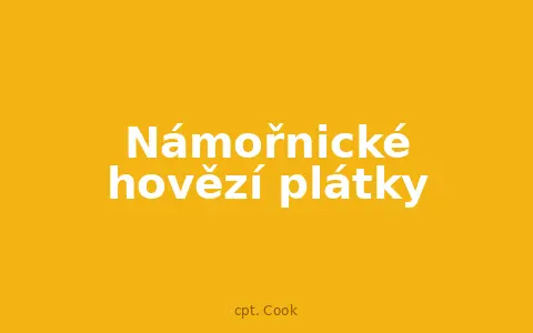 Námořnické hovězí plátky