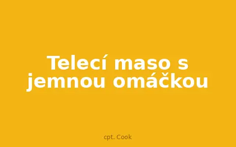 Telecí maso s jemnou omáčkou