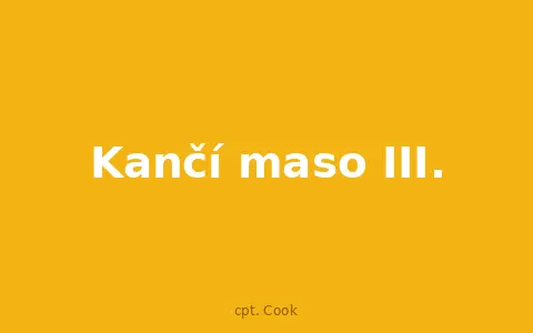 Kančí maso III.