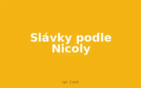 Slávky podle Nicoly