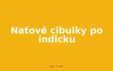 Naťové cibulky po indicku