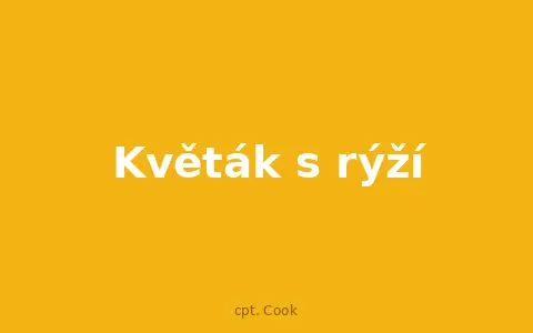 Květák s rýží