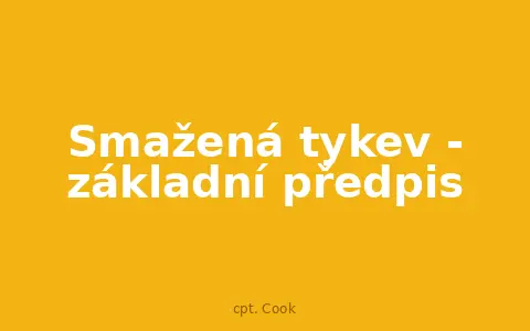 Smažená tykev - základní předpis