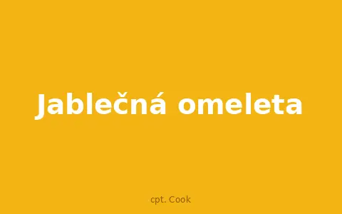Jablečná omeleta