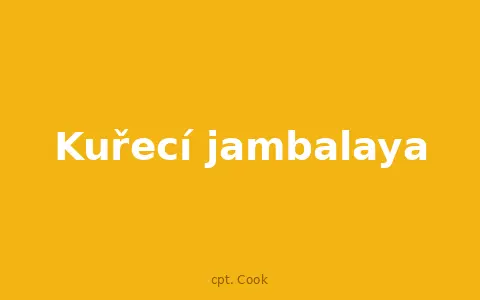 Kuřecí jambalaya