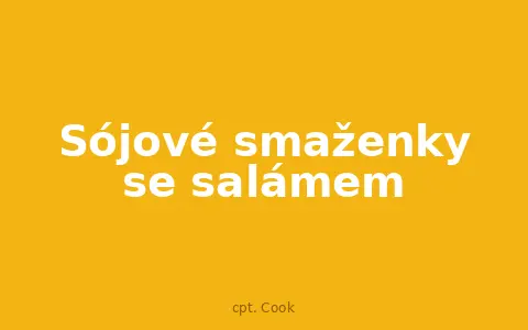 Sójové smaženky se salámem