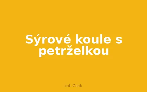 Sýrové koule s petrželkou