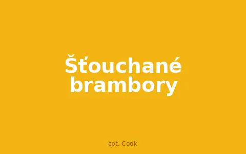 Šťouchané brambory