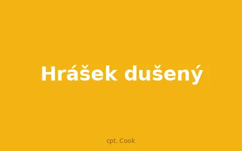 Hrášek dušený