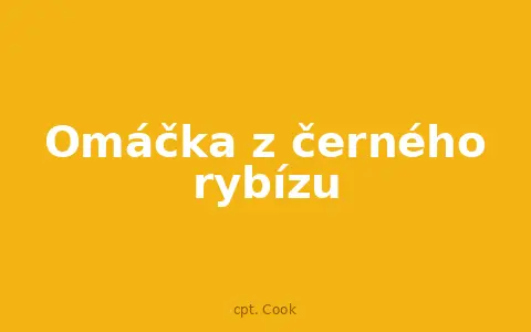 Omáčka z černého rybízu
