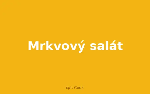 Mrkvový salát
