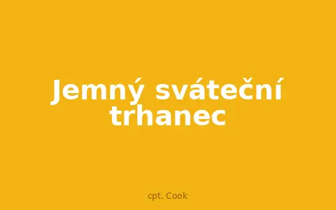 Jemný sváteční trhanec