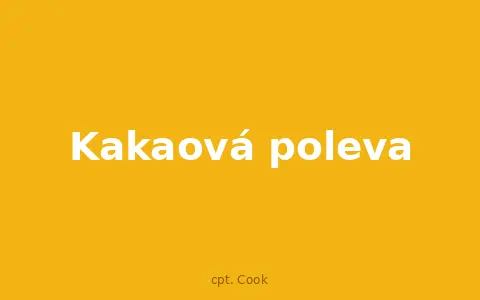 Kakaová poleva