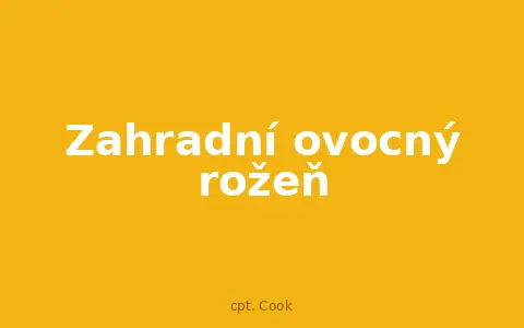 Zahradní ovocný rožeň
