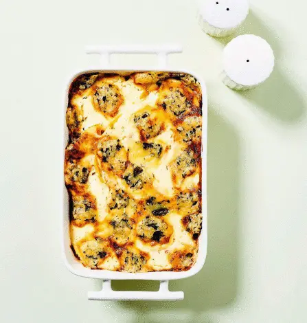 Kuřecí gratin s tykví a arašídy