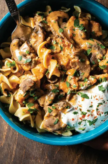 Kuřecí stroganoff