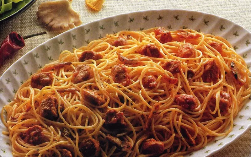 Špagety à la kytara s jehněčím ragú