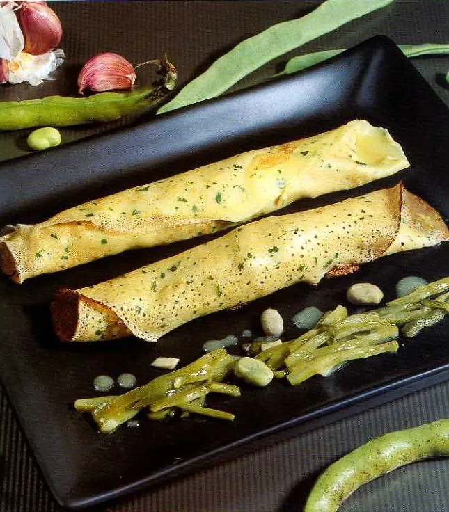 Crepes de habas