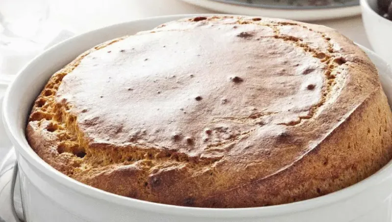 Paprikové suflé s olivami
